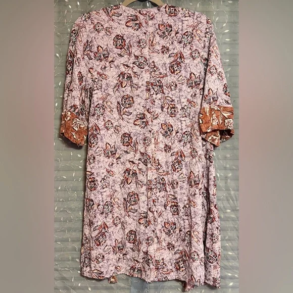 Maurices Floral Patterned Women's Kimono Blouse - Picture 2 of 3